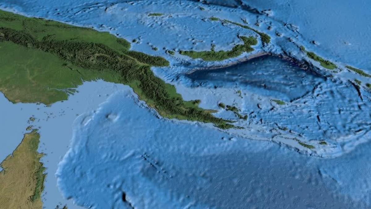 anzeigen der Sat-Karte von papua-Neuguinea