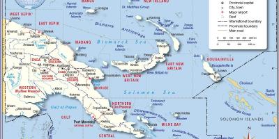 Karte der tarif papua-Neuguinea 